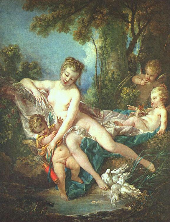 Francois Boucher Venus Consoling Love oil painting picture